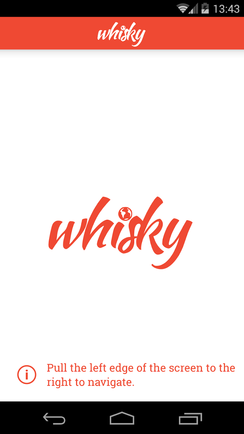 Whisky Map Screen 1
