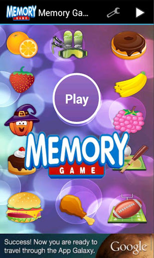 Memory Game Time