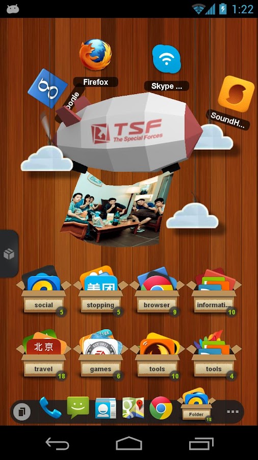 TSF Shell - screenshot