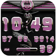 dragon digital clock rose