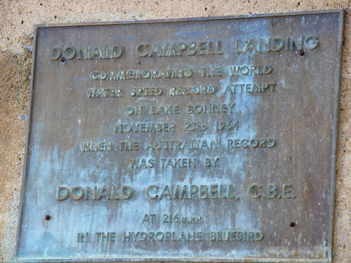 Donald Campbell Plaque
