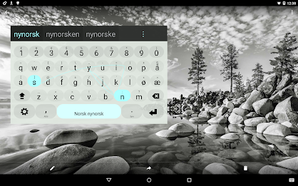 Nynorsk Keyboard plugin poster 2