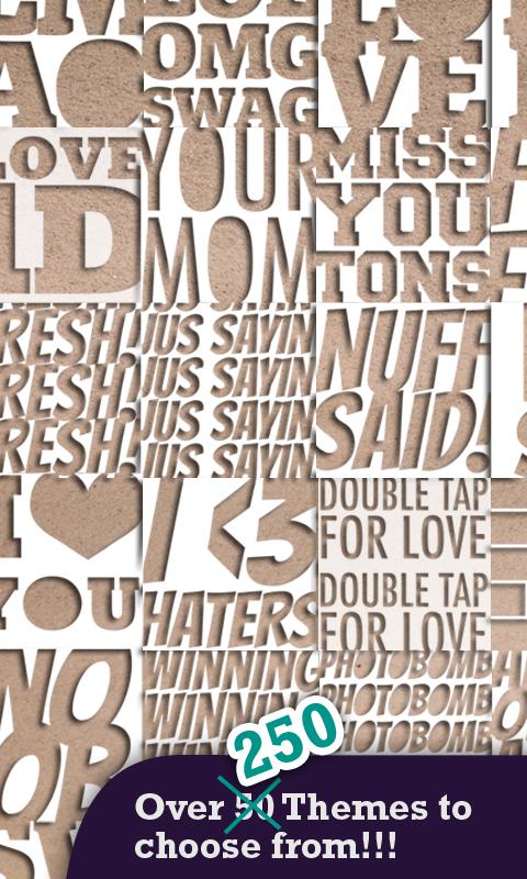 LetterFX Pro - Word frames Screen 3