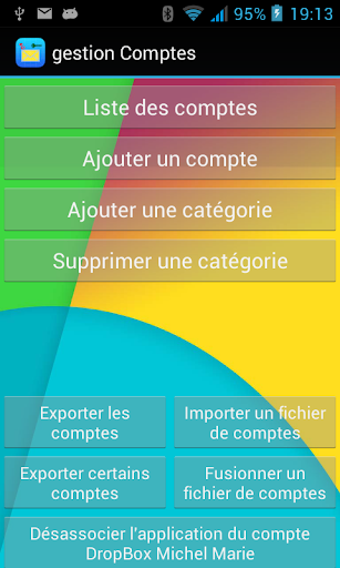 gestion de comptes