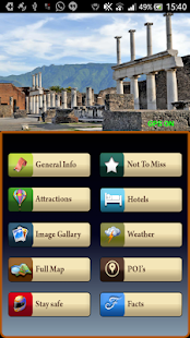 Pompei Offline Map Guide - náhled