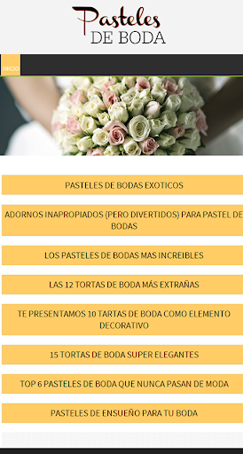 Pasteles de Boda