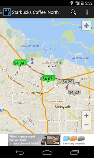 FuelMyRoute Gas Prices