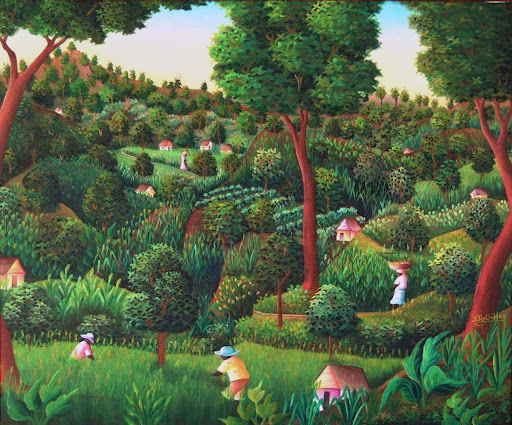 Haitian Landscape - Joseph Jean-Gilles — Google Arts & Culture