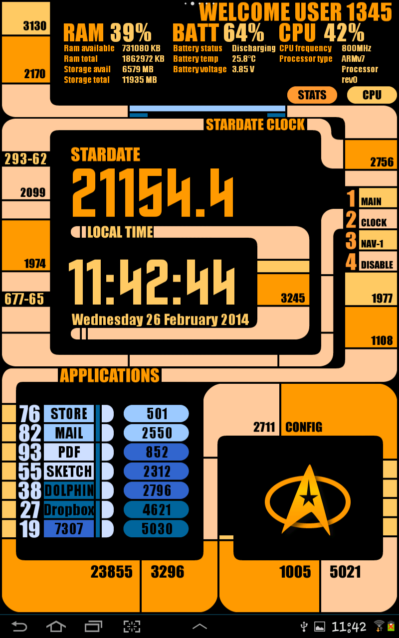 Android application Go Trek Live wallpaper screenshort