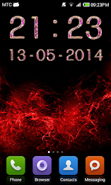 Digital Clock Diamond poster 1