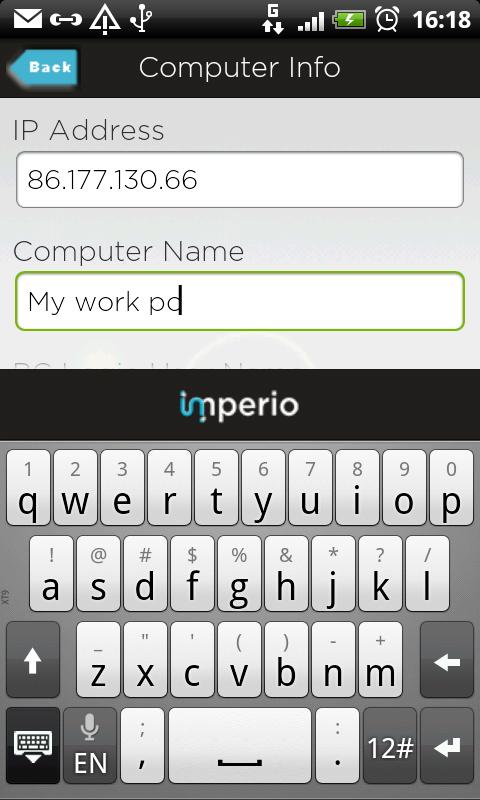 im Remote Desktop, RDP + Screen 2