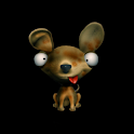 Funny dog logo