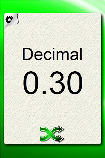 【免費教育App】Decimal Percentage Flash Cards-APP點子