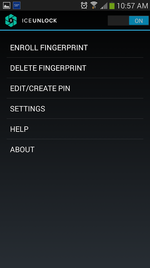    ICE Unlock Fingerprint Scanner- screenshot  