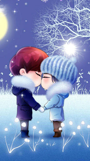 romantic snows live wallpaper