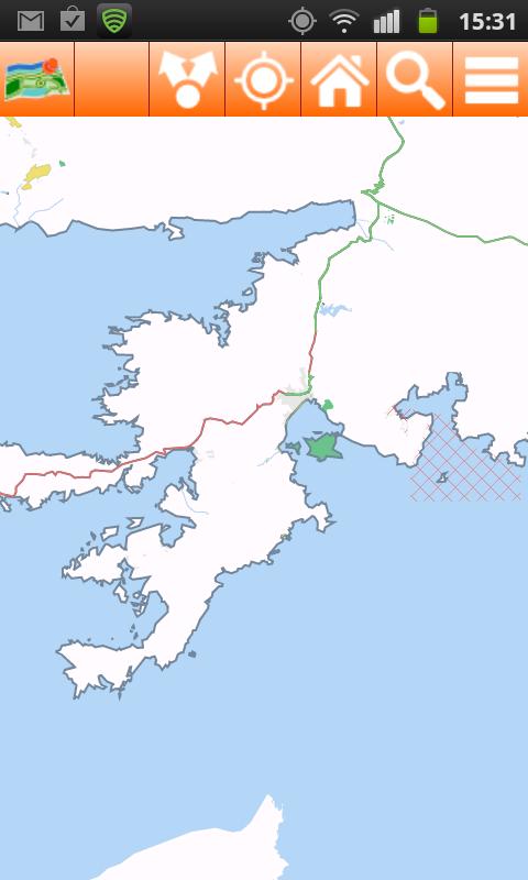 Marmaris Offline mappa Map Screen 2