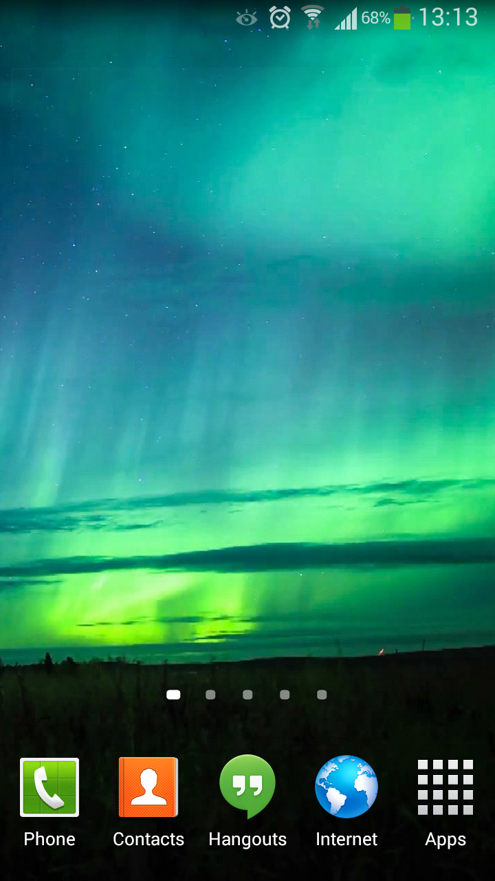 Aurora Borealis Wallpaper HD 3 Screen 3