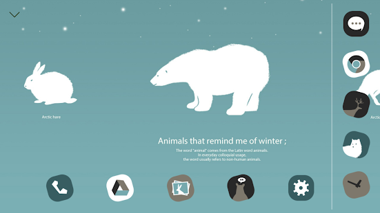 How to install Animals of Winter Atom Theme lastet apk for pc