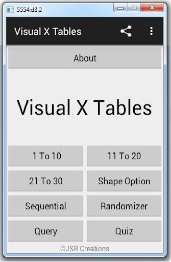 Visual Multiplication Tables