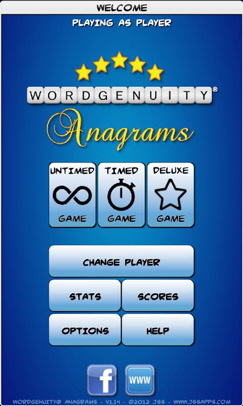 Wordgenuity® Anagrams Screen 2