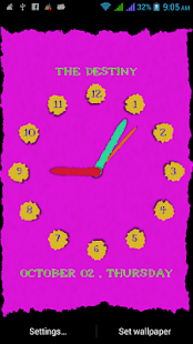 Lastest Color Paper Clock APK