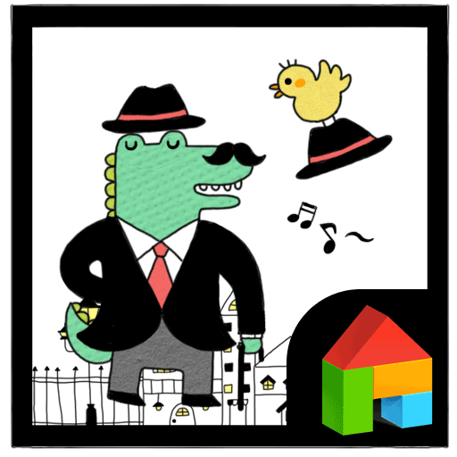 Crocodile Mr. Dada dodol theme 個人化 App LOGO-APP開箱王