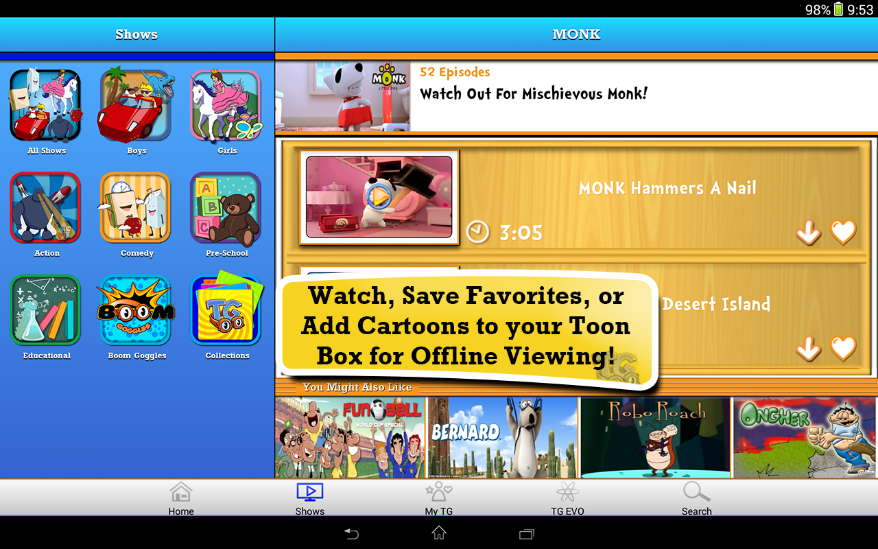 Toon Goggles Cartoons for Kids Android Apps on Google Play