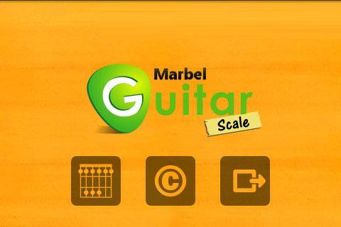Marbel Guitar Scale