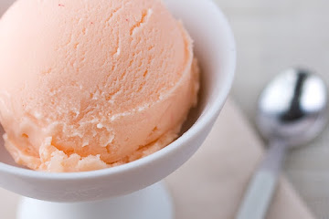Grapefruit Curd Ice Cream