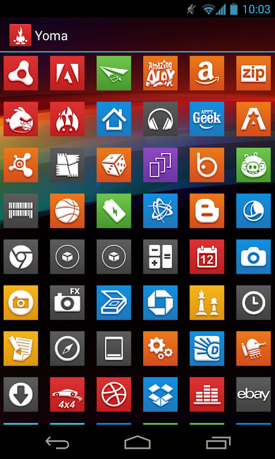 Yoma (apex, nova, adw icons) - screenshot