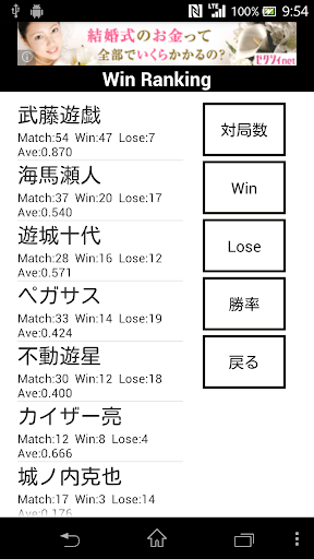 遊戯録~ランキング機能搭載~