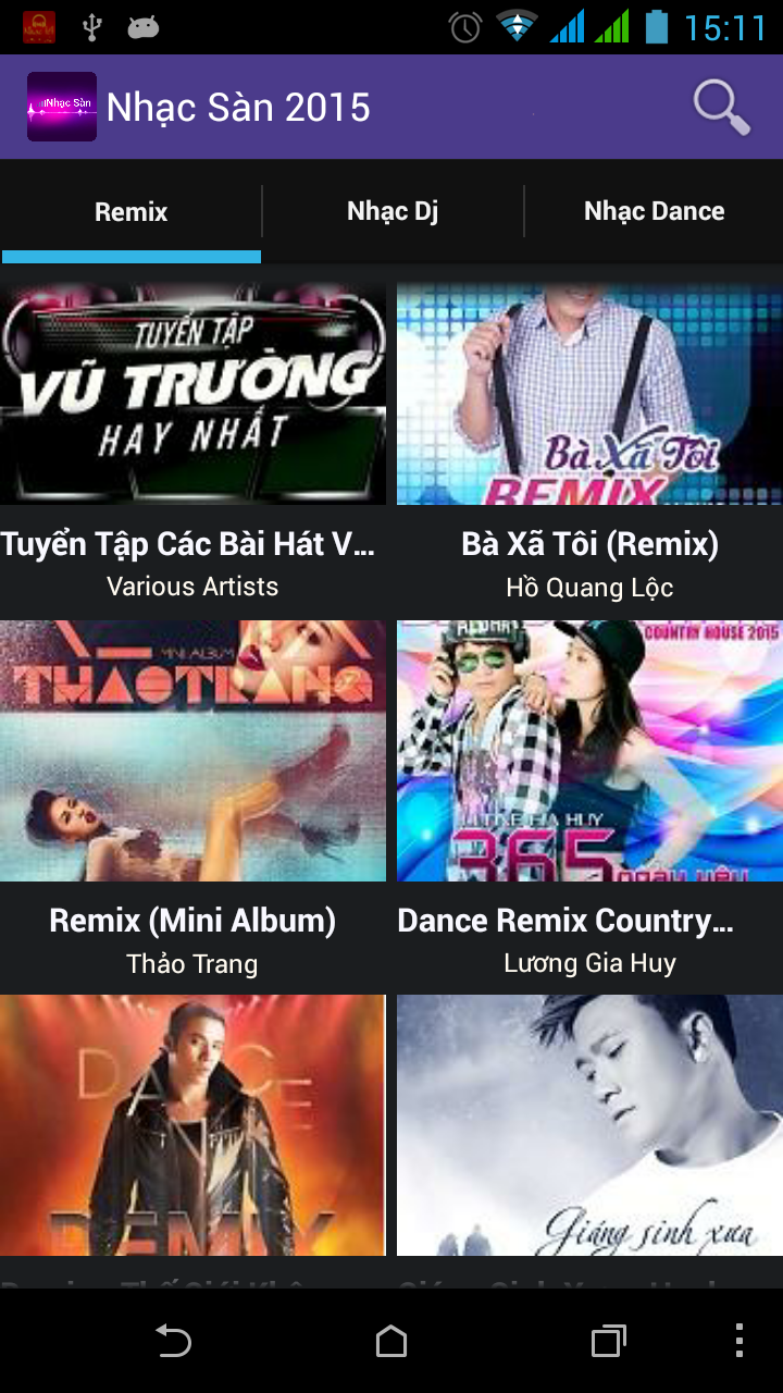 Nhạc Sàn Remix Dance 2015 Screen 2