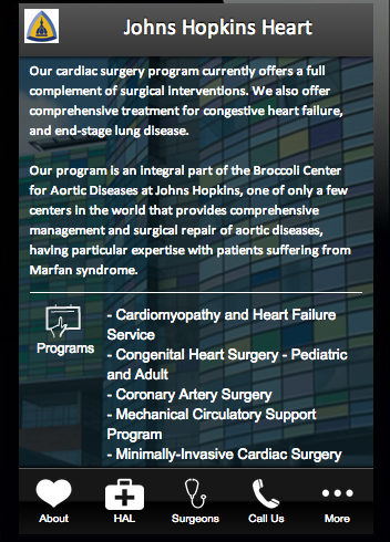 【免費商業App】Johns Hopkins Heart-APP點子