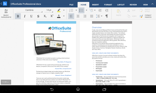 【免費商業App】OfficeSuite 8 Free DoCoMo-APP點子