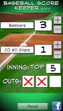 Baseball Scorekeeper Tablet Ed