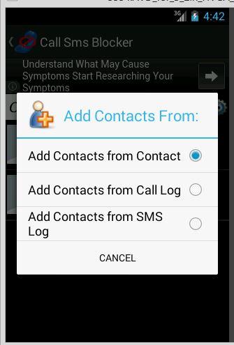 Call Block Blacklist Android