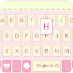 Cover Image of Herunterladen Lovely Girl for Emoji Keyboard 3.3 APK