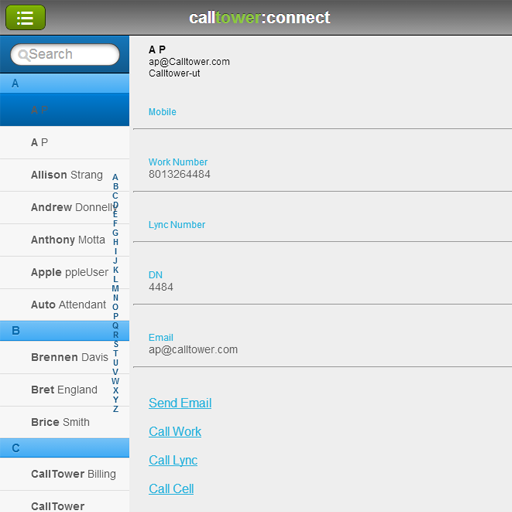 【免費商業App】CallTower Connect User Mobile-APP點子