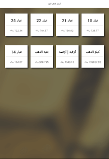 Lastest اسعار الذهب اليوم APK for Android