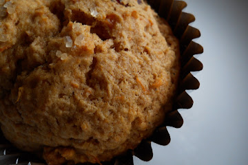 Cinnamon Scented Sweet Potato and Cranberry Muffins