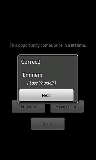 Eminem Shakespeare or Jesus