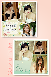 Edit photo with square frame poster 2