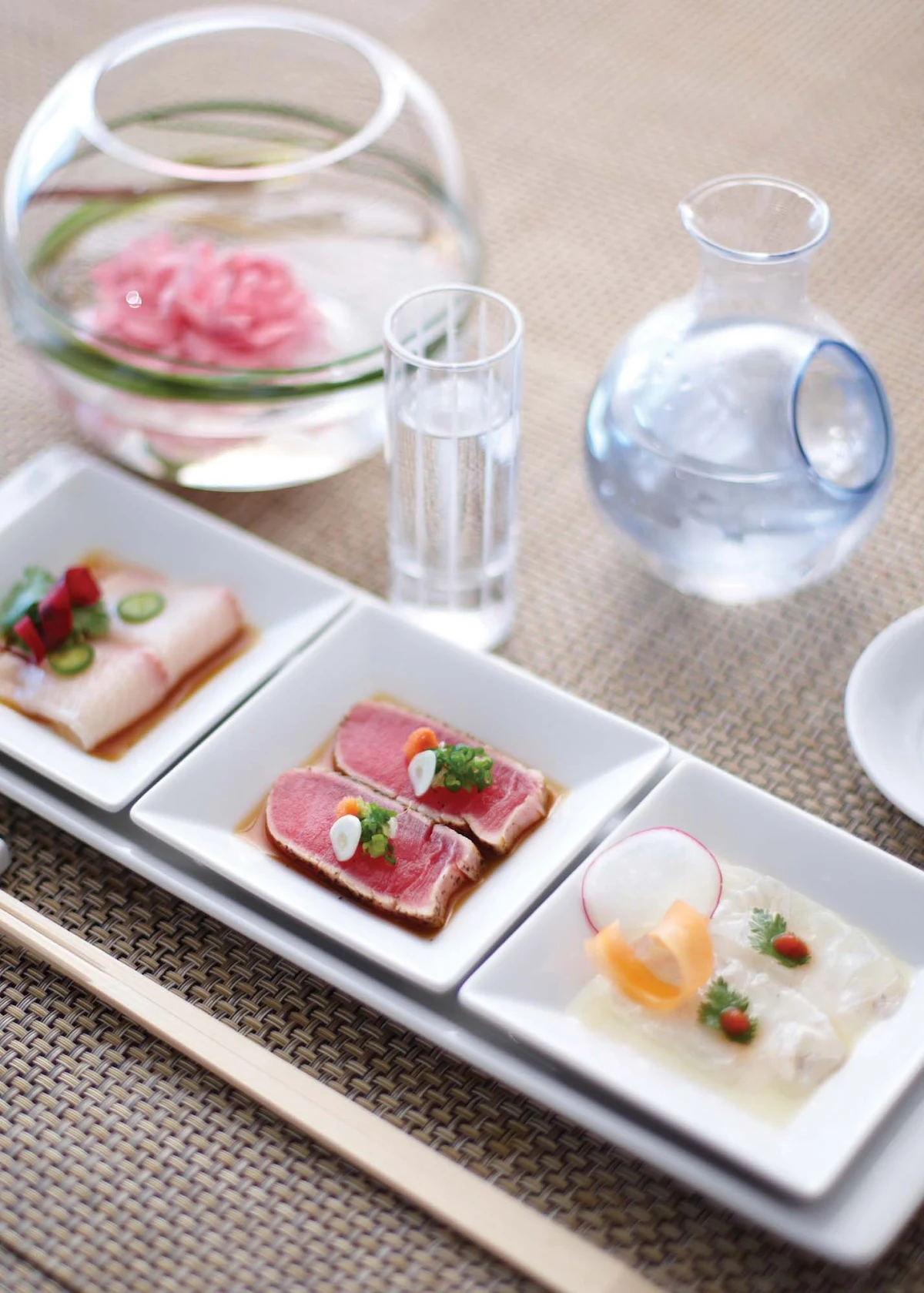 Culinary-Experiences-Nobu-Sushi-Trio - The Nobu Sushi Trio doesn't make you choose: Sample several types of sushi while dining on the Crystal Serenity.