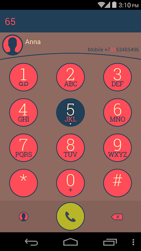 ExDialer Theme Flat Vintage