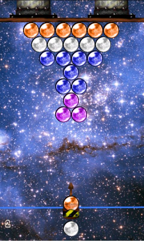 Bubble Shooter Space - screenshot