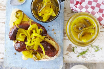 Pickled cucumbers with dill & spice