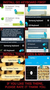 How to mod Cheetah Gold Go Keyboard 1.6 apk for pc