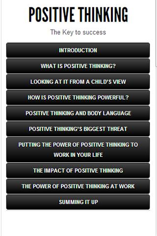 Positive Thinking Tips