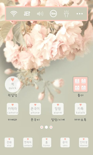 Flower launcher theme Dodol