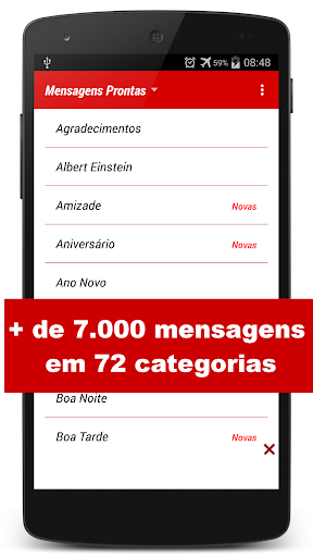 Mensagens Prontas p celular